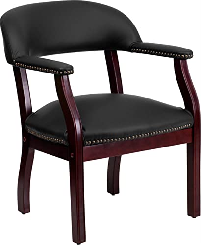 Flash Furniture Черный виниловый роскошный конференц-стул