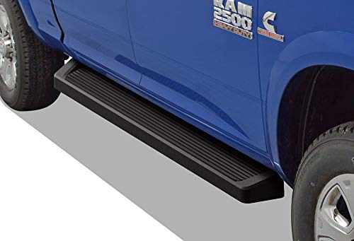  APS Черные подножки iBoard Style Custom Fit 2009-2018 Dodge Ram 1500 Crew Cab Пикап 4-дверный и 2010-2020 Ram 2500 3500 (требуется сверление 09-12) (Nerf...