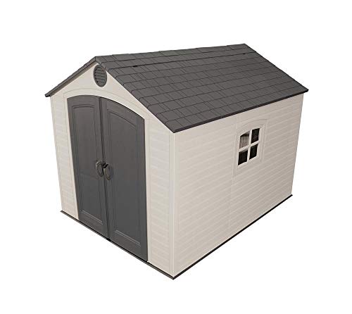 Lifetime 6405 Outdoor Storage Shed with Window, Skyligh...