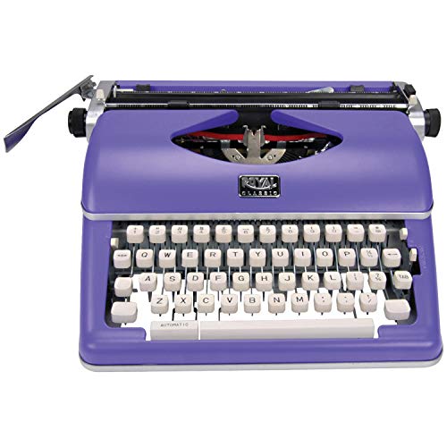 Royal 79119Q Классическая ручная пишущая машинка (фиолетовая)