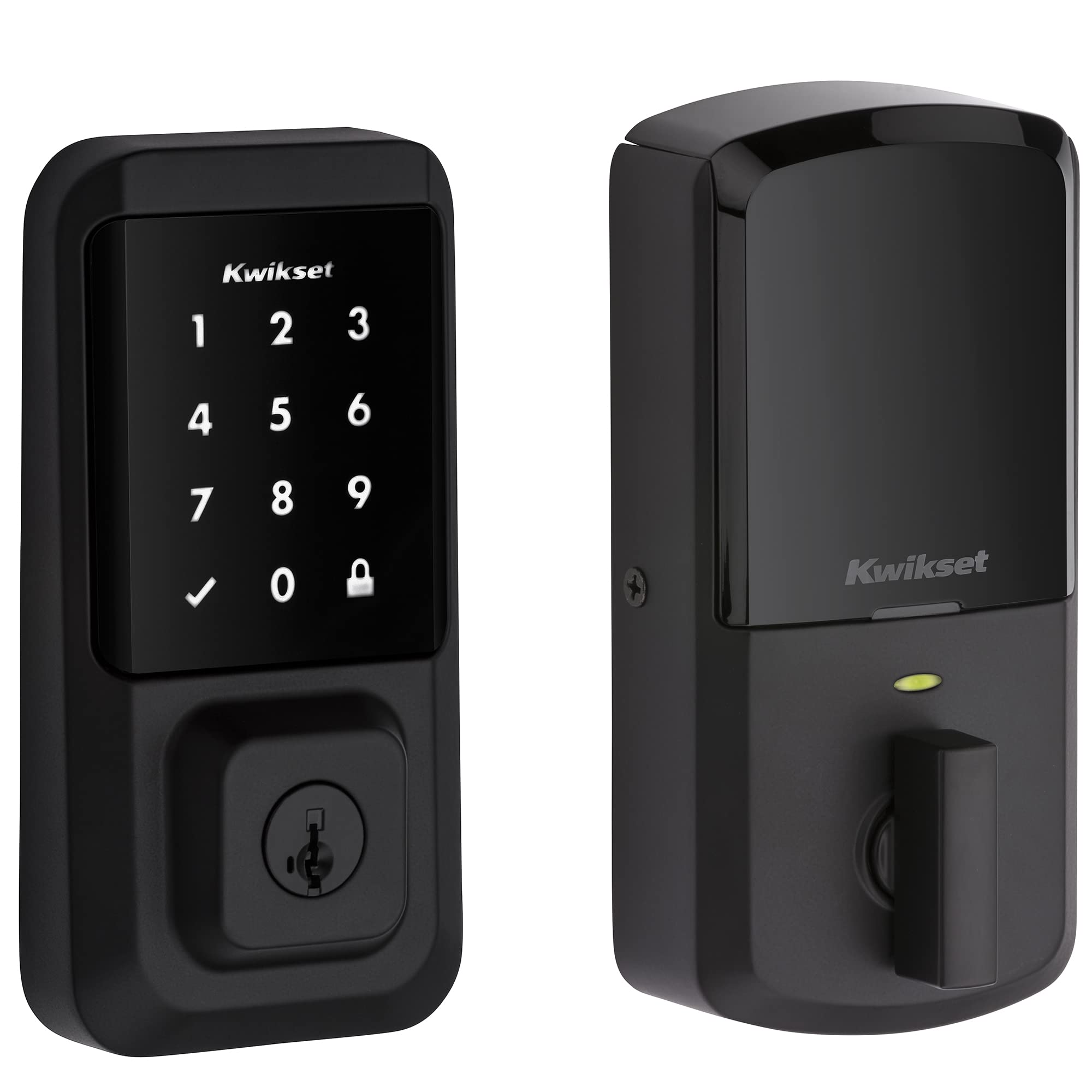 Kwikset 99390-001 Halo Wi-Fi Smart Lock Бесключевой доступ Электронный засов с сенсорным экраном с функцией безопасности SmartKey