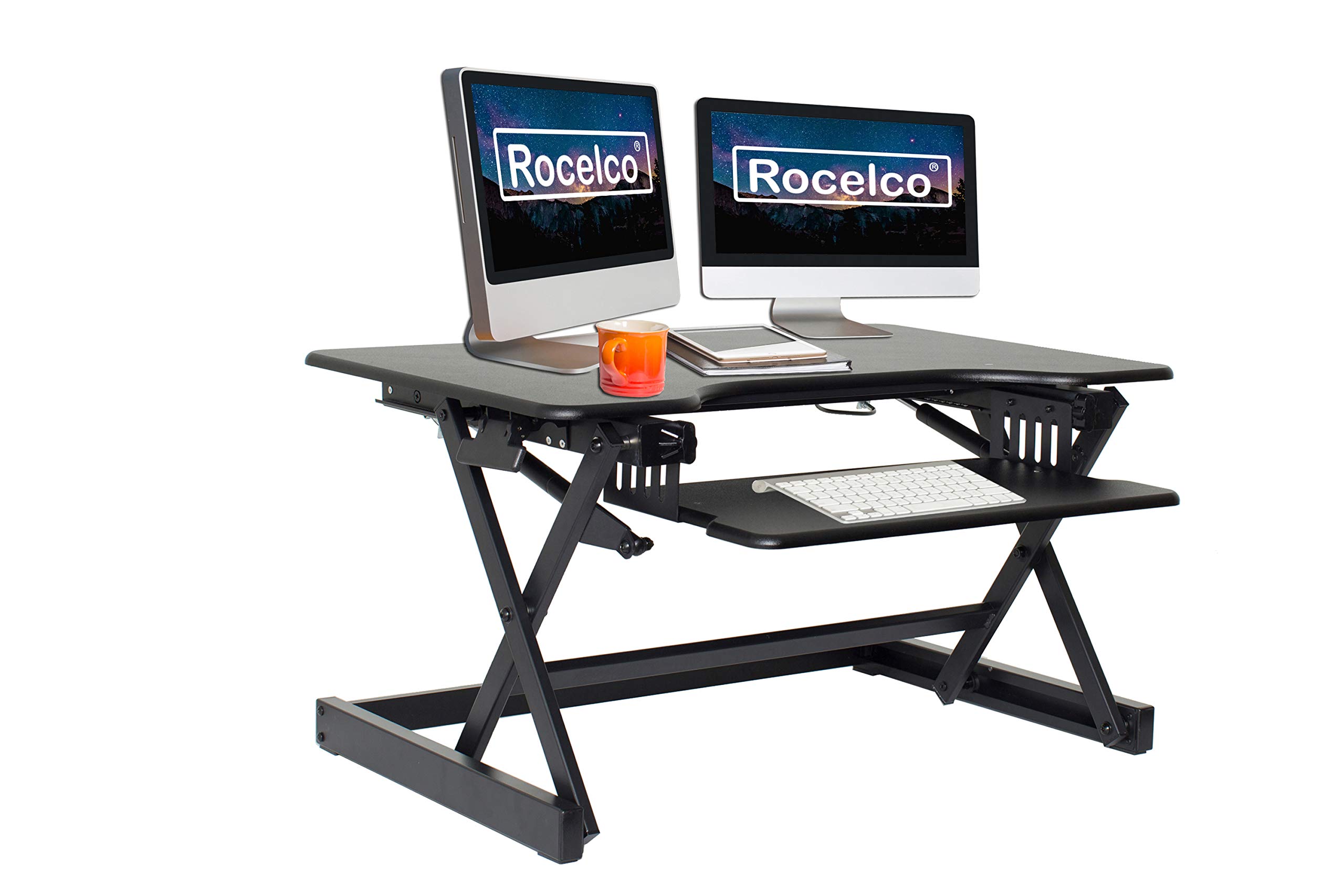Rocelco Конвертер рабочего стола с регулируемой высотой...