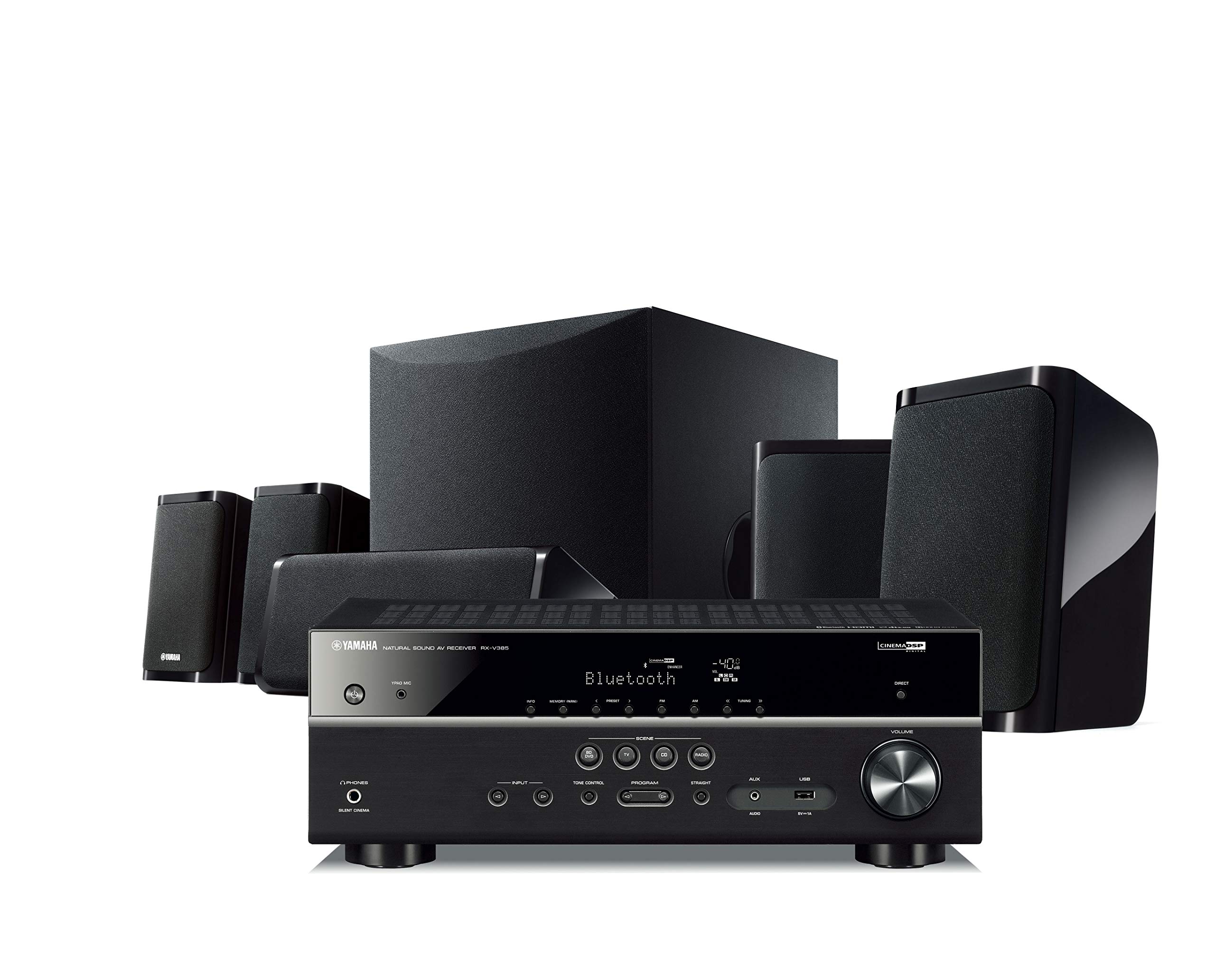 Yamaha Audio YHT-4950U 4K Ultra HD 5.1-канальная система домашнего кинотеатра с Bluetooth