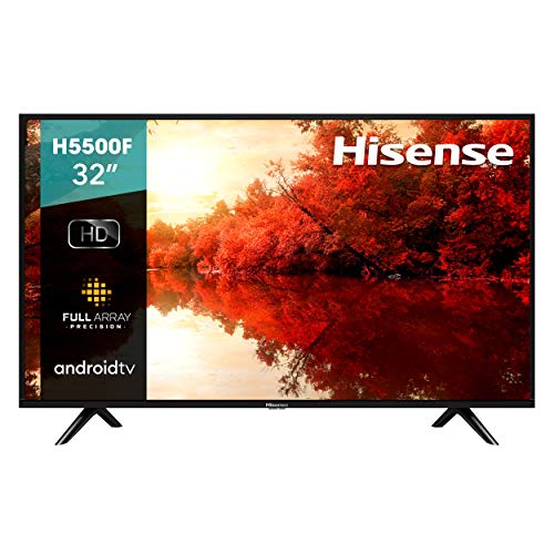 Hisense 32-дюймовый Android Smart TV 32H5500F класса H55 с голосовым пультом (модель 2020 г.)