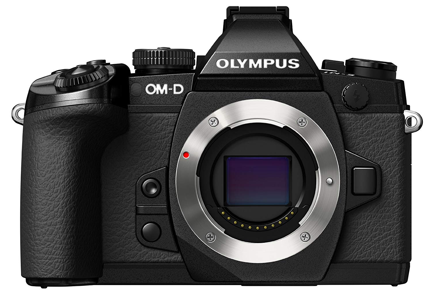 Olympus Беззеркальная цифровая камера OM-D E-M1 с 16-мегапиксельным и 3-дюймовым ЖК-дисплеем (только корпус) (черный)