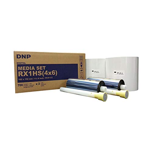  DNP Носитель для печати 4x6 футов для дополнительного принтера DS-RX1HS на основе красителей; 700 отпечатков в рулоне;...