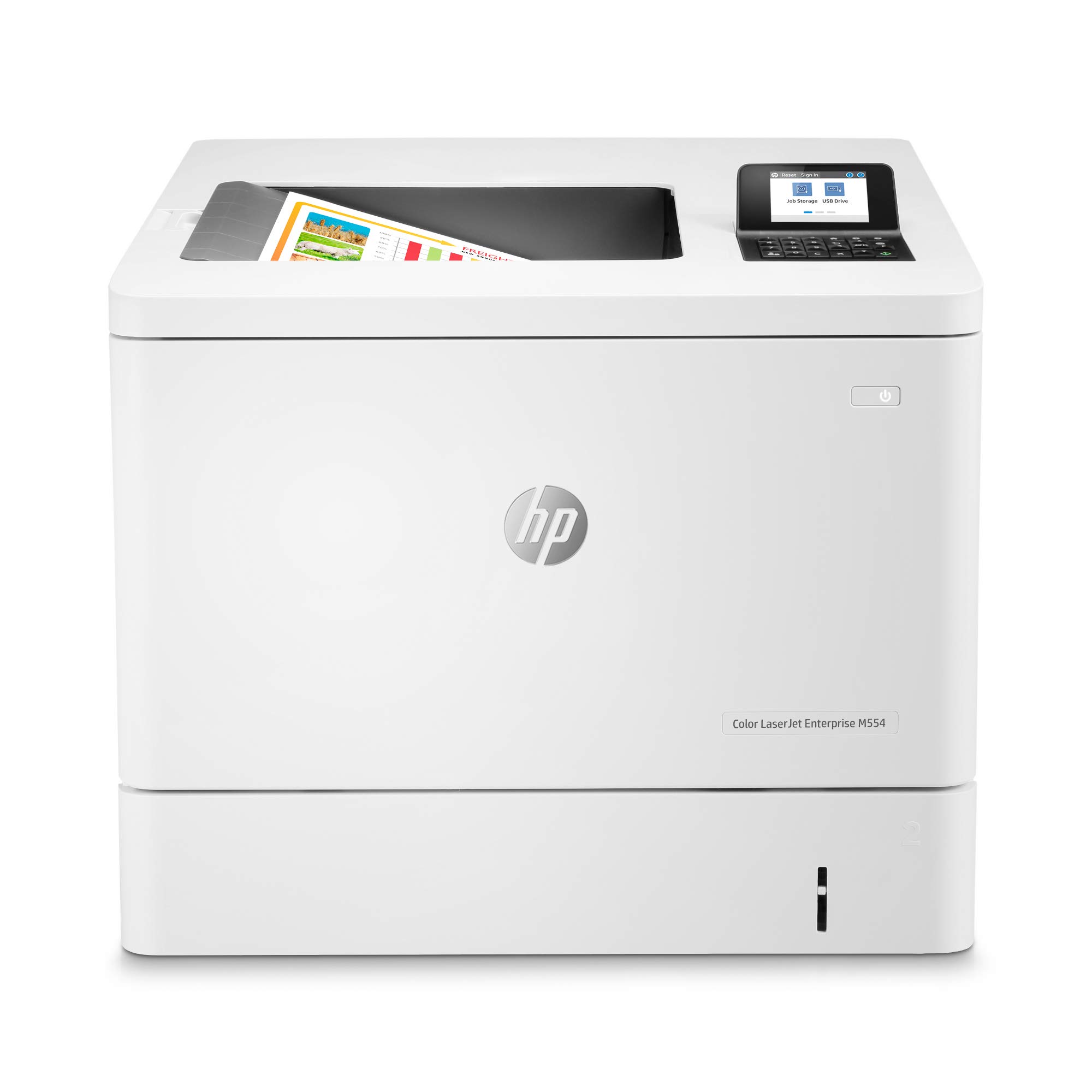 HP Цветной двусторонний принтер LaserJet Enterprise M554dn (7ZU81A)
