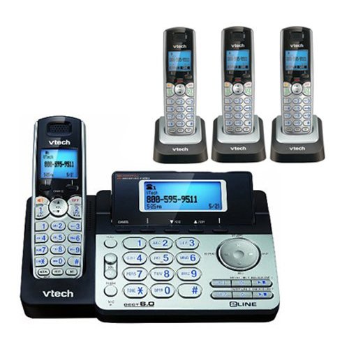 Vtech База DS6151 с 3 дополнительными беспроводными телефонными трубками DS6101 в комплекте