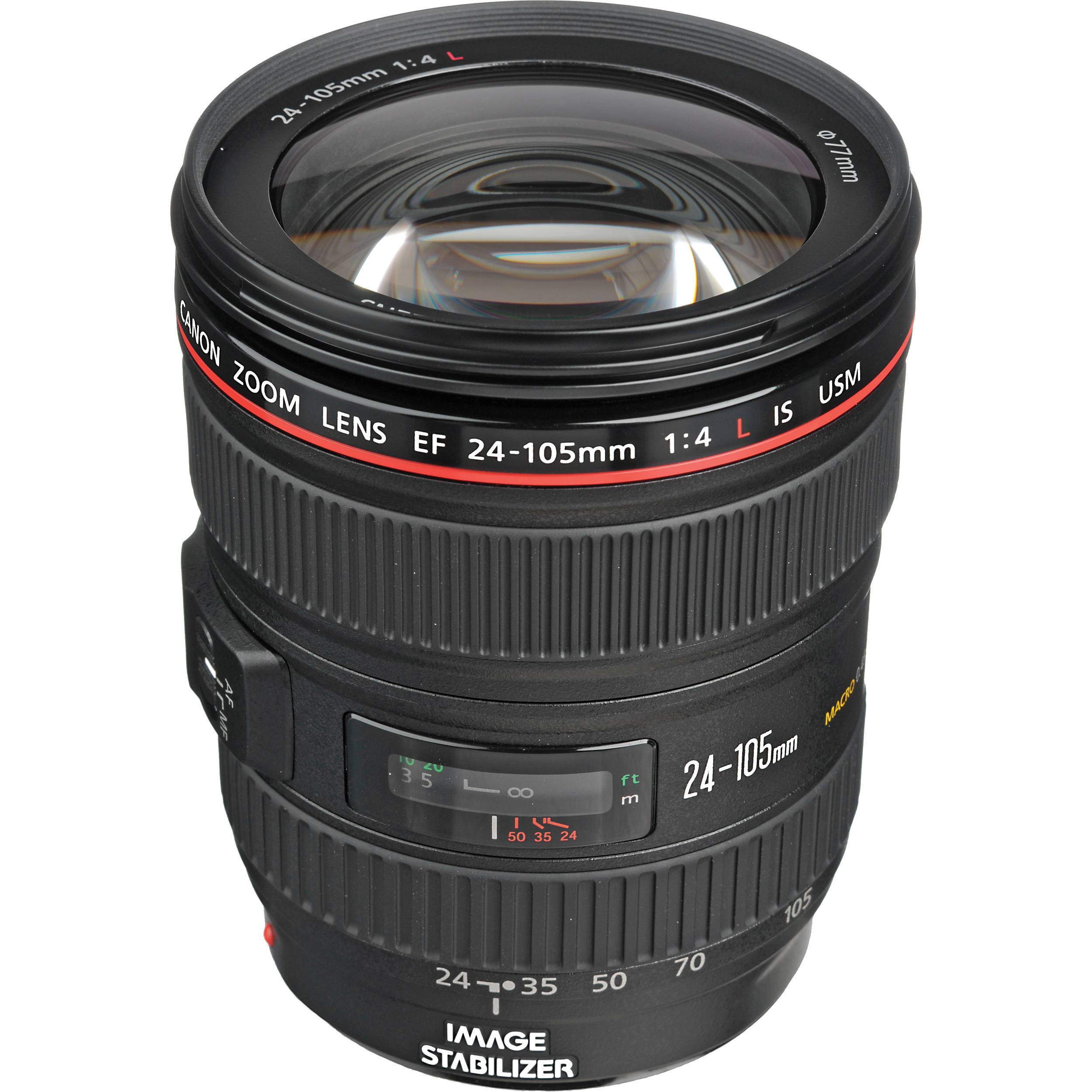 Canon Объектив EF 24-105mm f / 4L USM со стабилизатором изображения (77 мм)