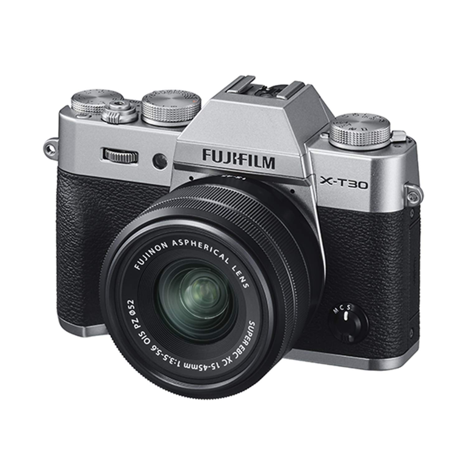 Fujifilm Беззеркальная камера  X-T30 с объективом XC 15-45mm f / 3.5-5.6 OIS PZ - серебристый