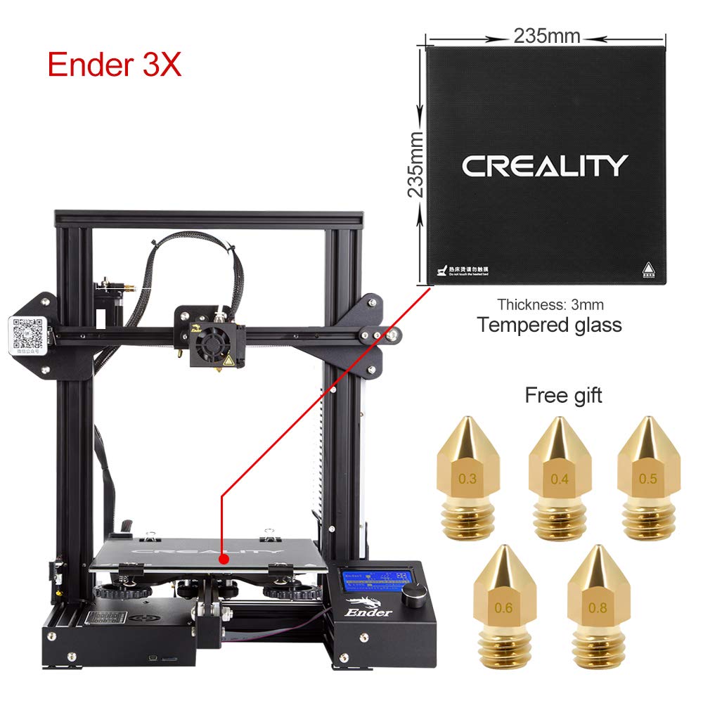 Creality 3D Creality3D Ender - 3 Набор для 3D-принтера «Сделай сам»